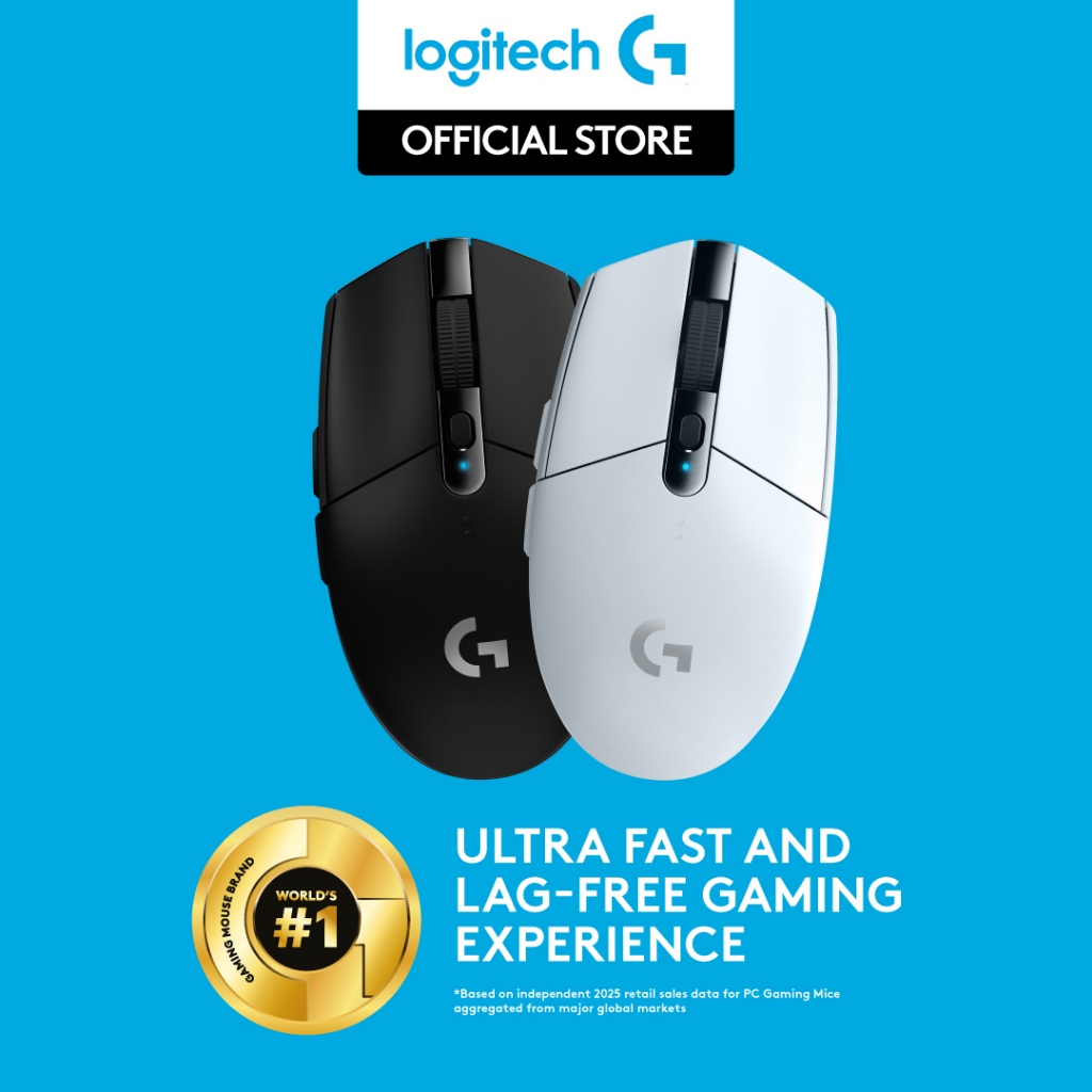 Logitech G304 Lightspeed Mouse Gaming Nirkabel Sensor 12K DPI