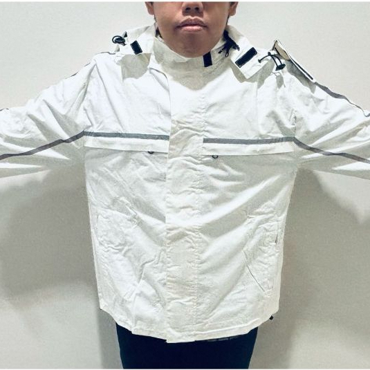 Jaket anti virus dan bakteri Putih