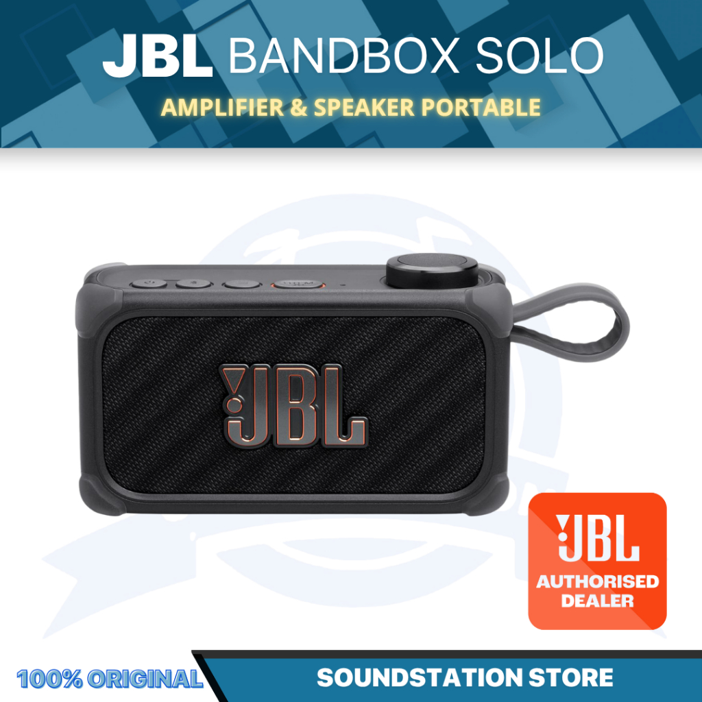 JBL Bandbox Solo Amplifier & Speaker Portable - Speaker Ampli Portabel Gitar Bass