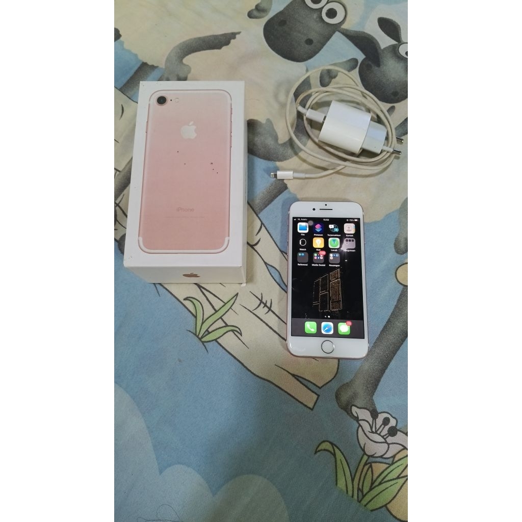 Iphone 7 second pemakaian pribadi  | 32gb