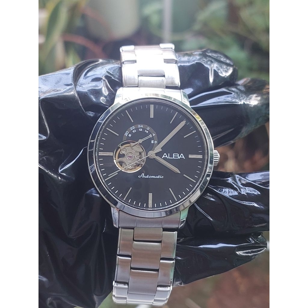 (Harga Net) Jam Tangan Alba by Seiko A9A001X1 All Original Fullset Automatic & Manual Winding Open H