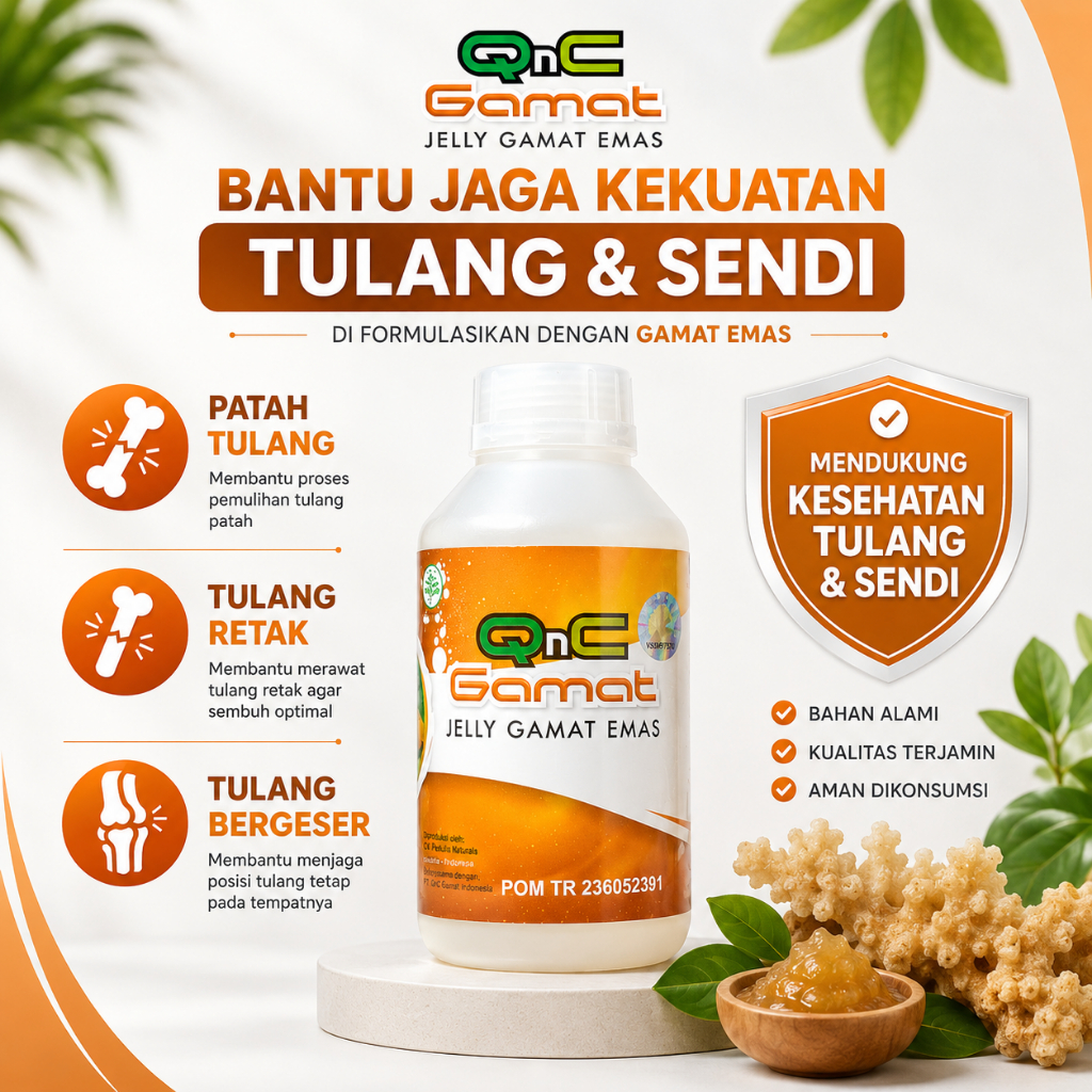 Obat Untuk Penyembuhan Patah Tulang Tulang Retak Tulang Bergeser Qnc Jelly Gamat