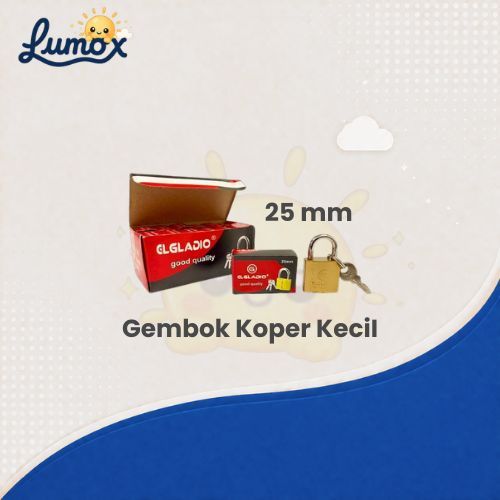 Gembok Koper Kecil Elgladio Ukuran 25 mm
