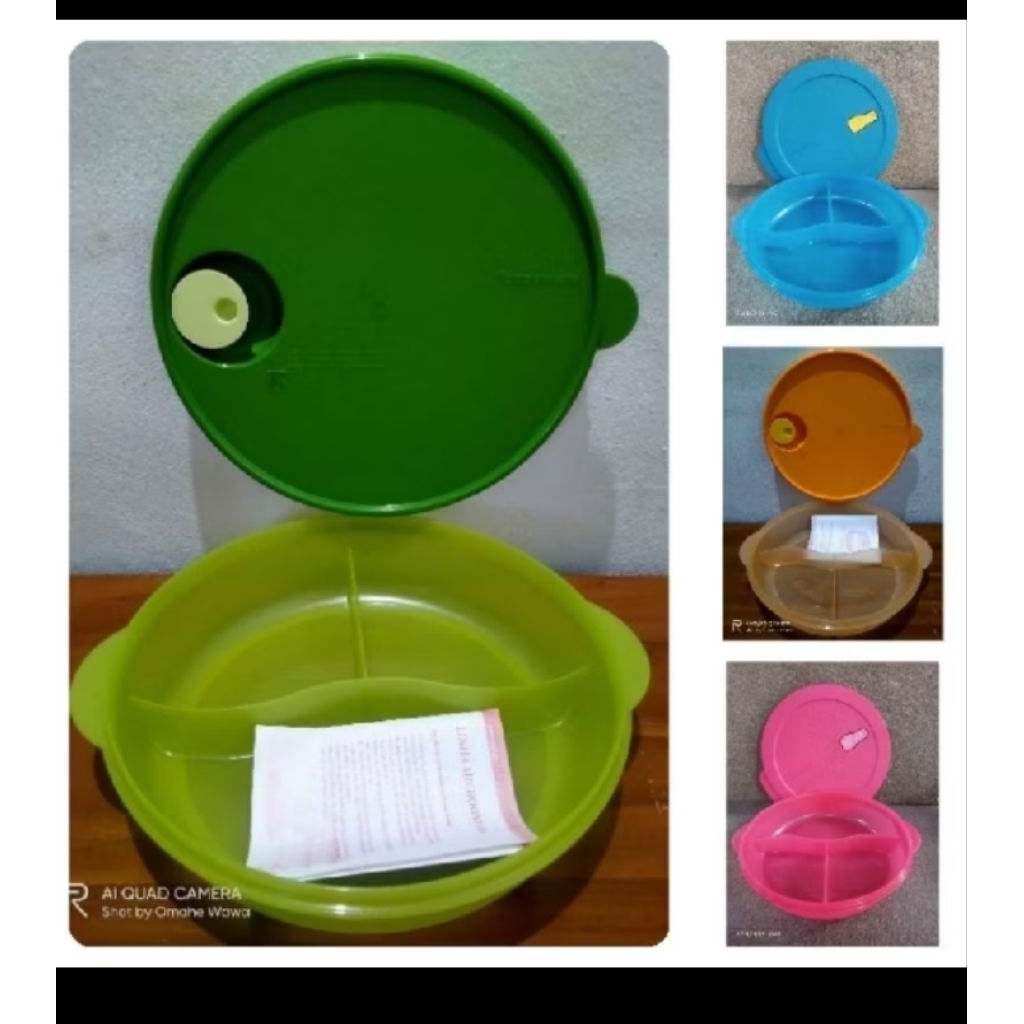 Large crystalwave Tupperware