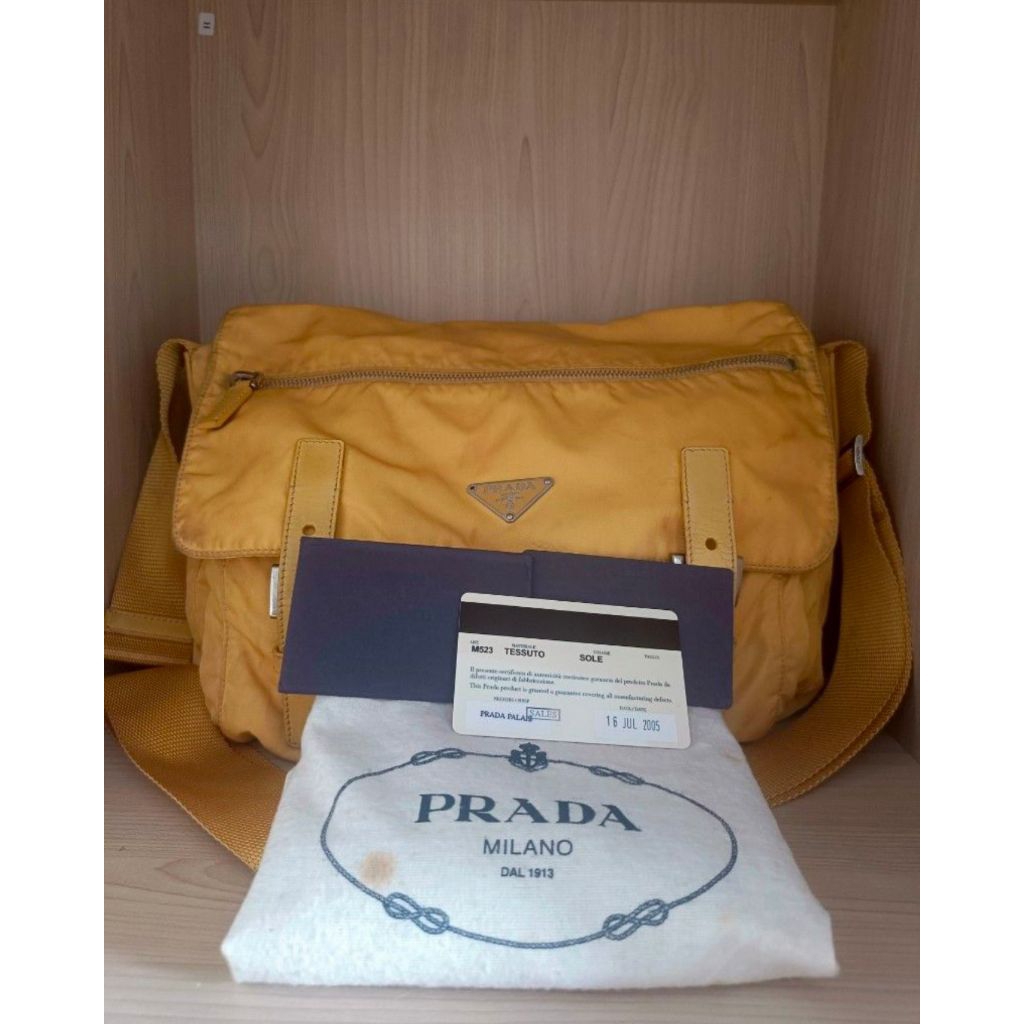 prada messanger Authentic sling Bag