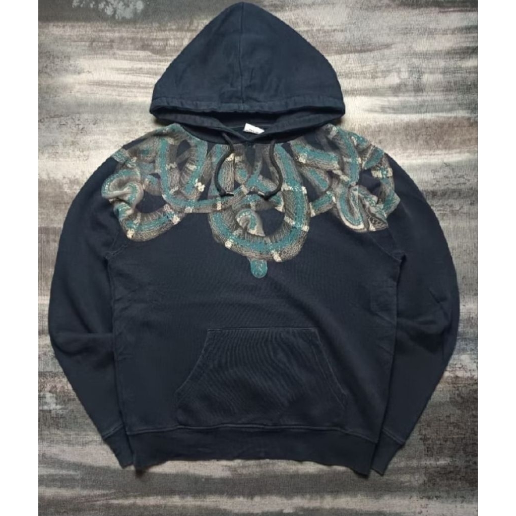 hoodie luxury Marcelo Burlon snake rare item original