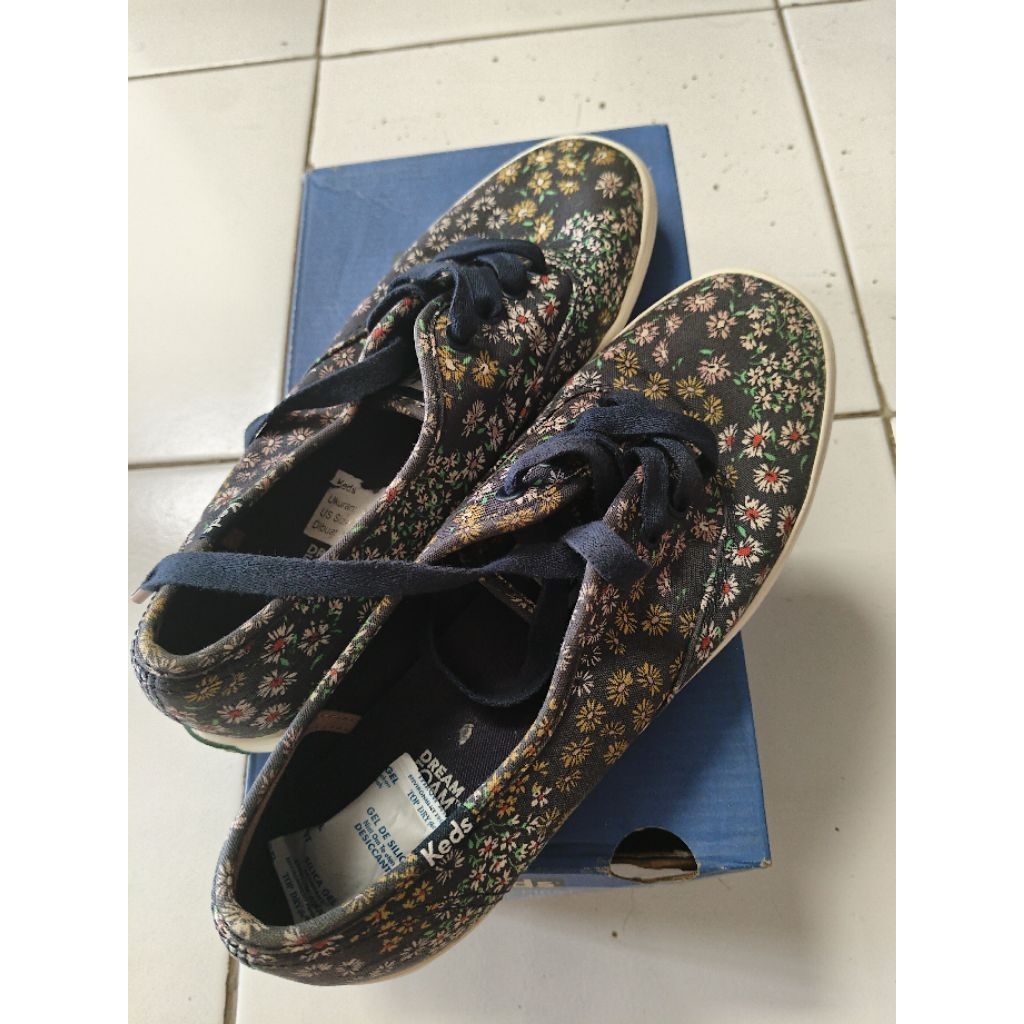 keds champion trx cnvs floral preloved