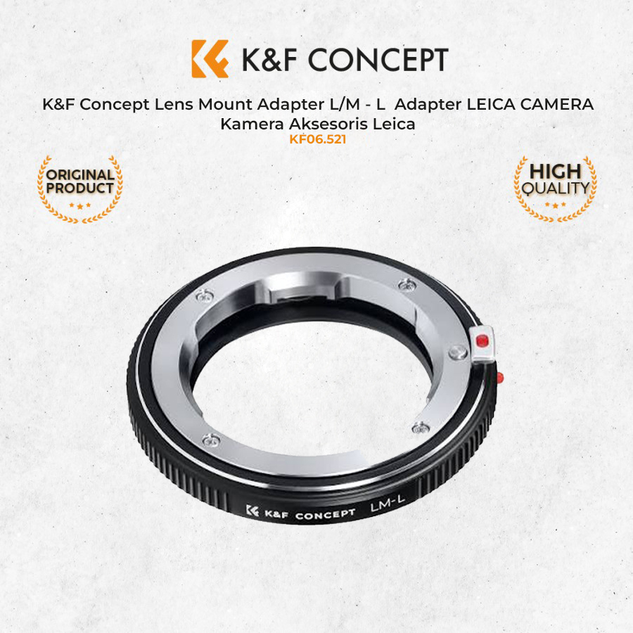 K&F Concept Lens Mount Adapter L/M - L  Adapter LEICA CAMERA ( M to L MOUNT) Kamera Aksesoris Leica
