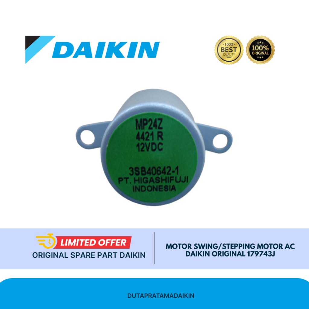 MOTOR SWING/STEPPING MOTOR AC DAIKIN FTC50XV14 / FTKC71TVM4 ORIGINAL 179743J