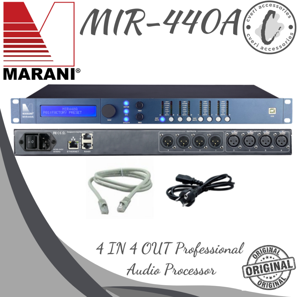 Marani MIR-440A 4 IN 4 OUT Professional Audio Processor Original Marani MIR440A DLMS USB