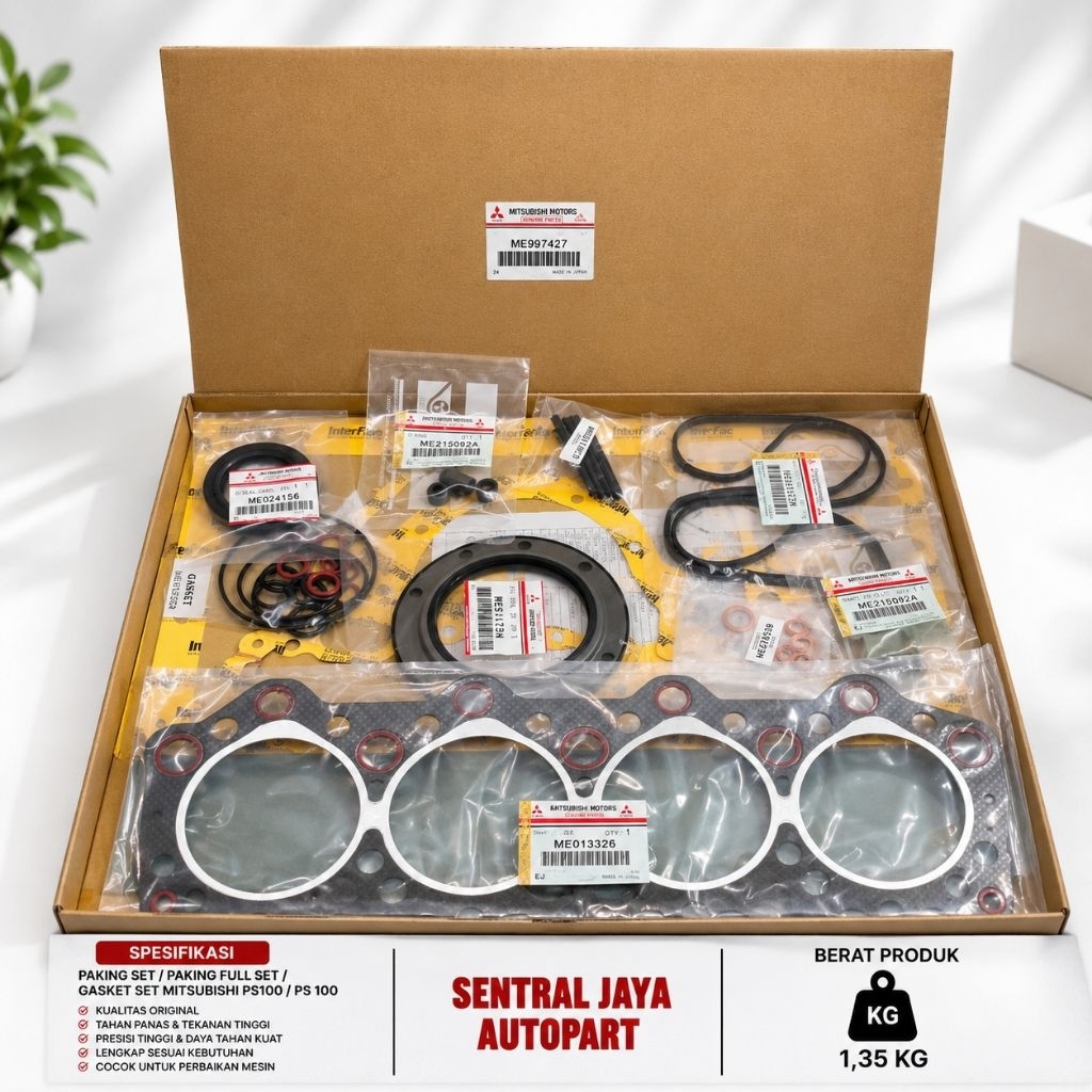 PAKING FULL SET GASKET SET MITSUBISHI PS100 PS 100 ORIGINAL
