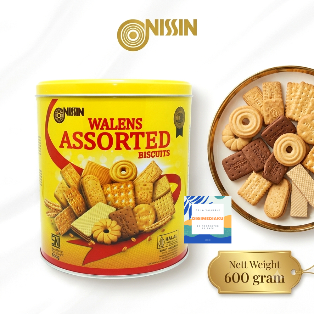 Nissin Walens Assorted 600 gr Nissin Wafer Chocolate 180 gr Kaleng Nissin Wafer Chocolate 233 gram W