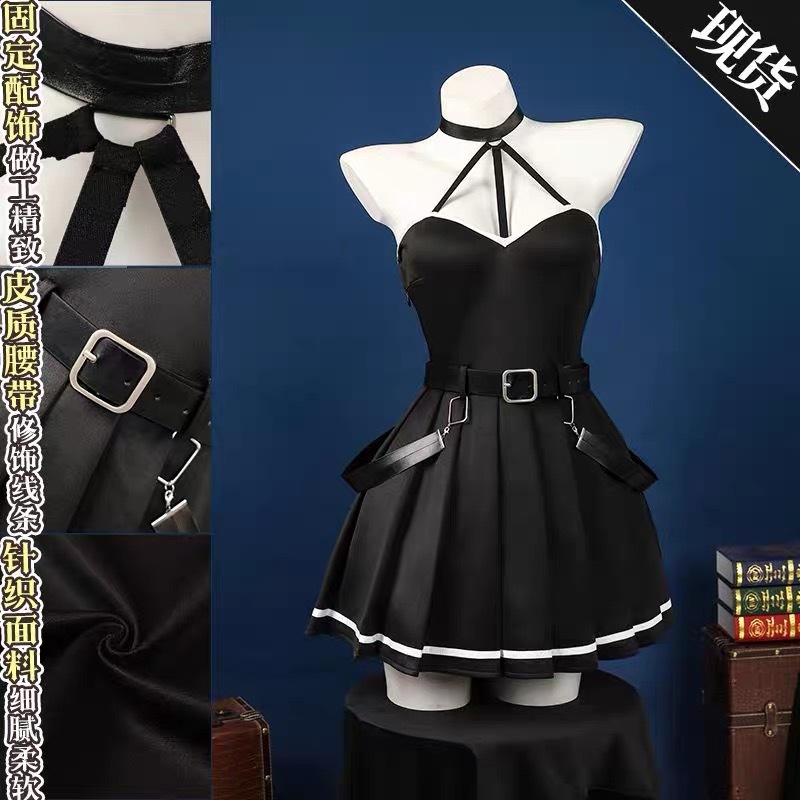 Ubel Cosplay Costume Weapon Wig Dress from Frieren Anime