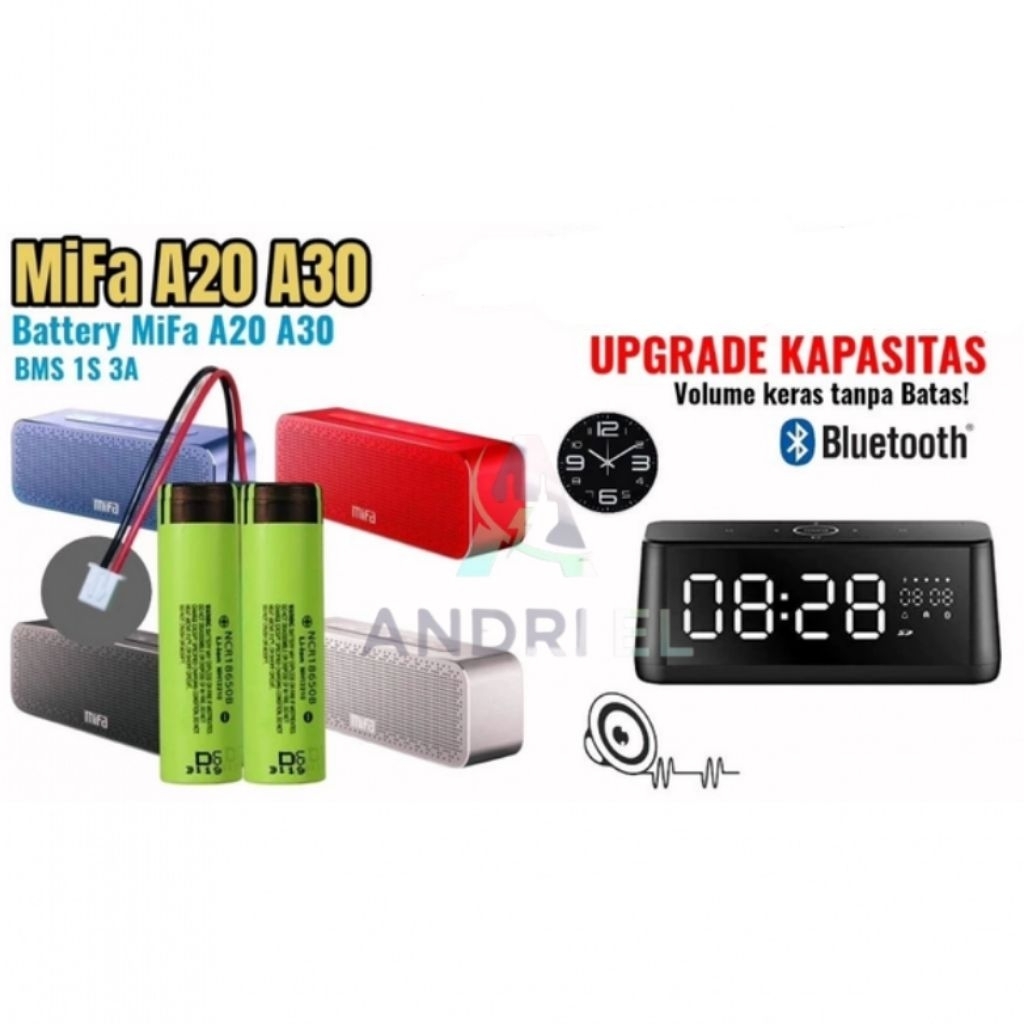 Baterai Speaker MIFA A20 MIFA A30 1s 2p 3a XH 2 PIN TERMURAH