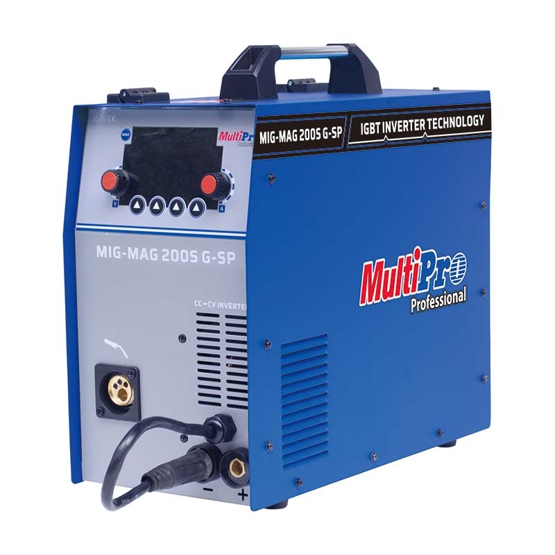 MIG MAG 200S G SP MESIN TRAFO LAS MIG MIGi TANPA NON GAS GASLESS CO2 200A 200 A 5kg MULTIPRO GSP