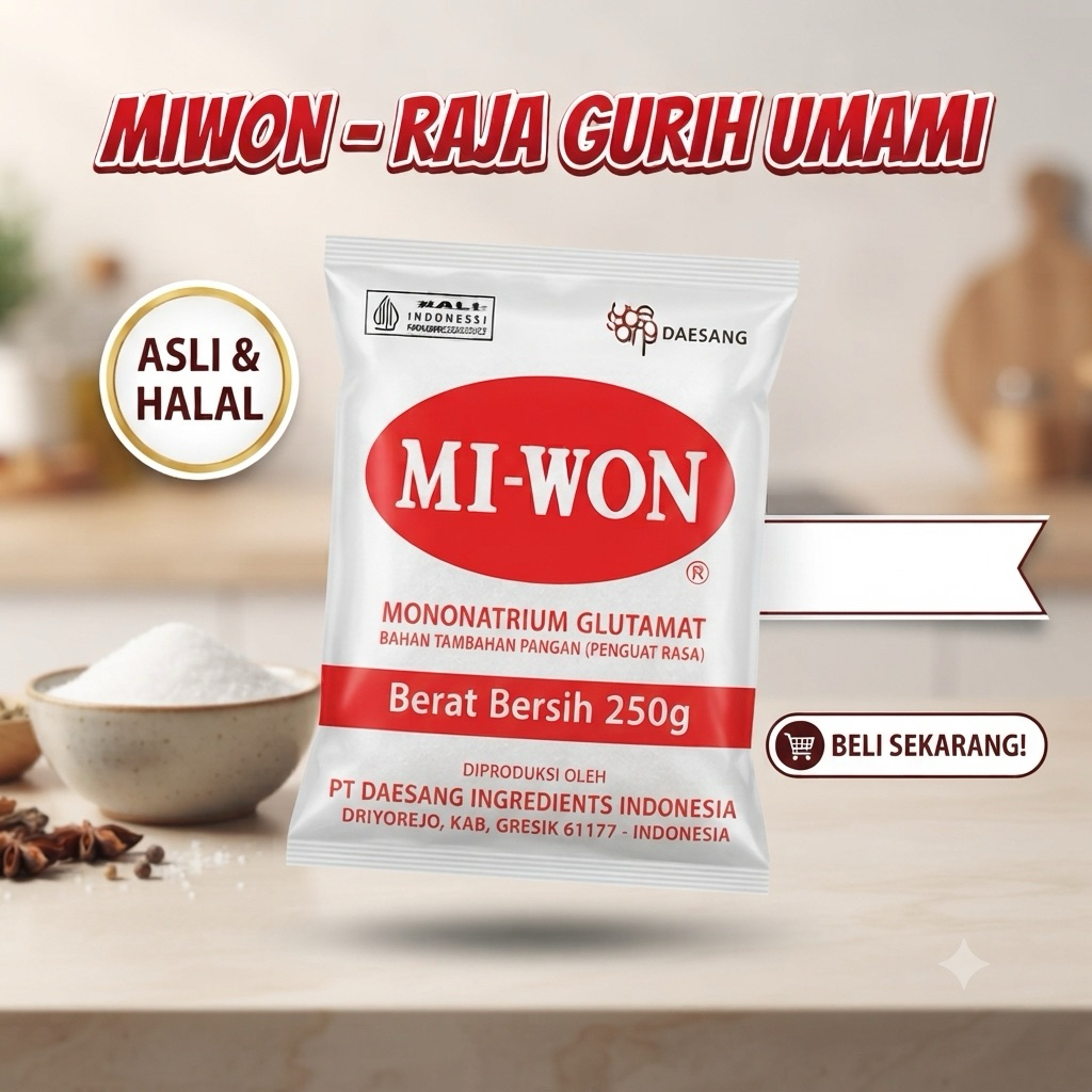 MIWON 250 GR - MICIN MIWON - PENYEDAP UMAMI