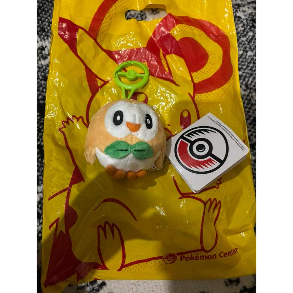 BAG CHARM ROWLET POKEMON