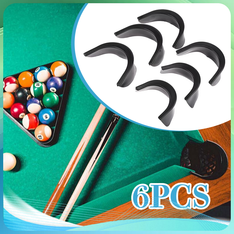 Set Poket Plastik Meja Billiard Penggantian Meja Biliar Aksesoris Meja Billiard Karet Pelindung Luba