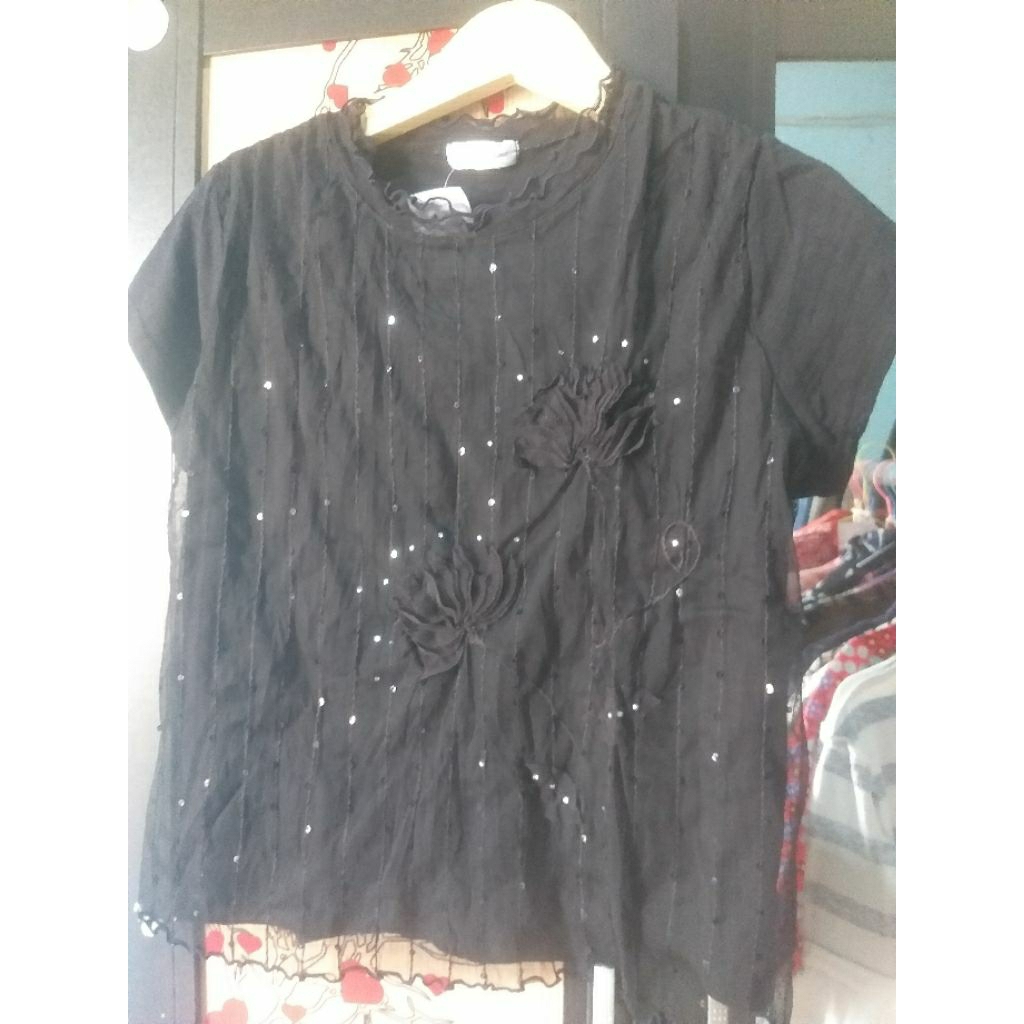 Atasan Blouse Wanita Kombi Tile