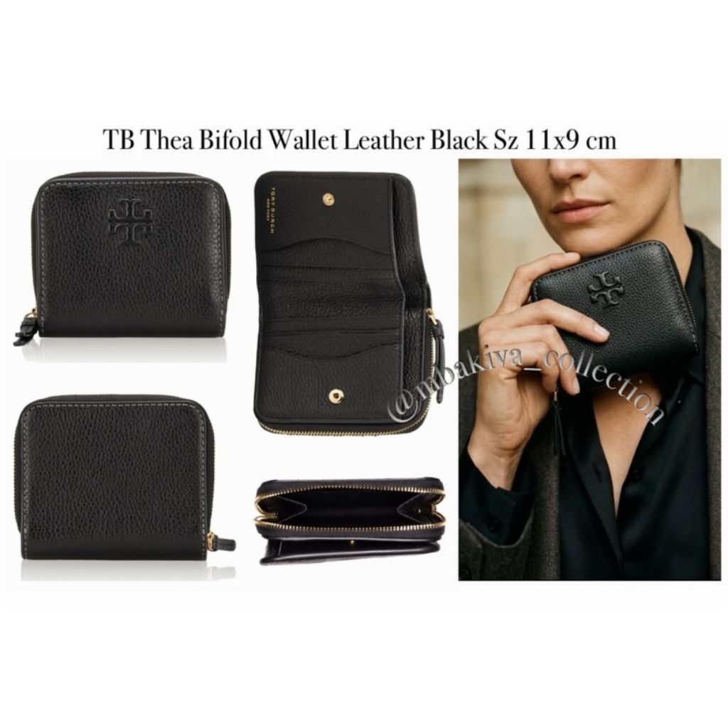 TB Thea Bifold Wallet Leather Black