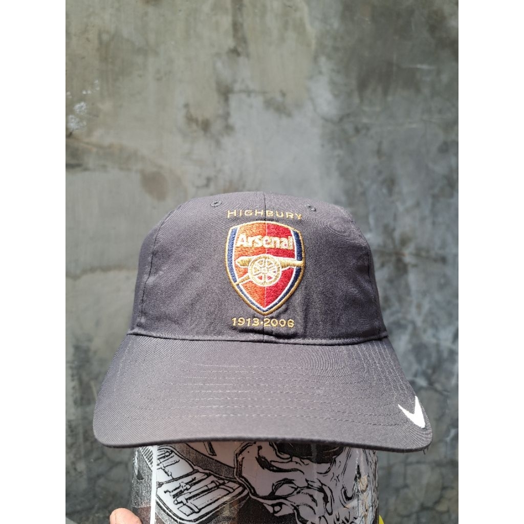 topi second original arsenal nike dri-fit highbury 2005
