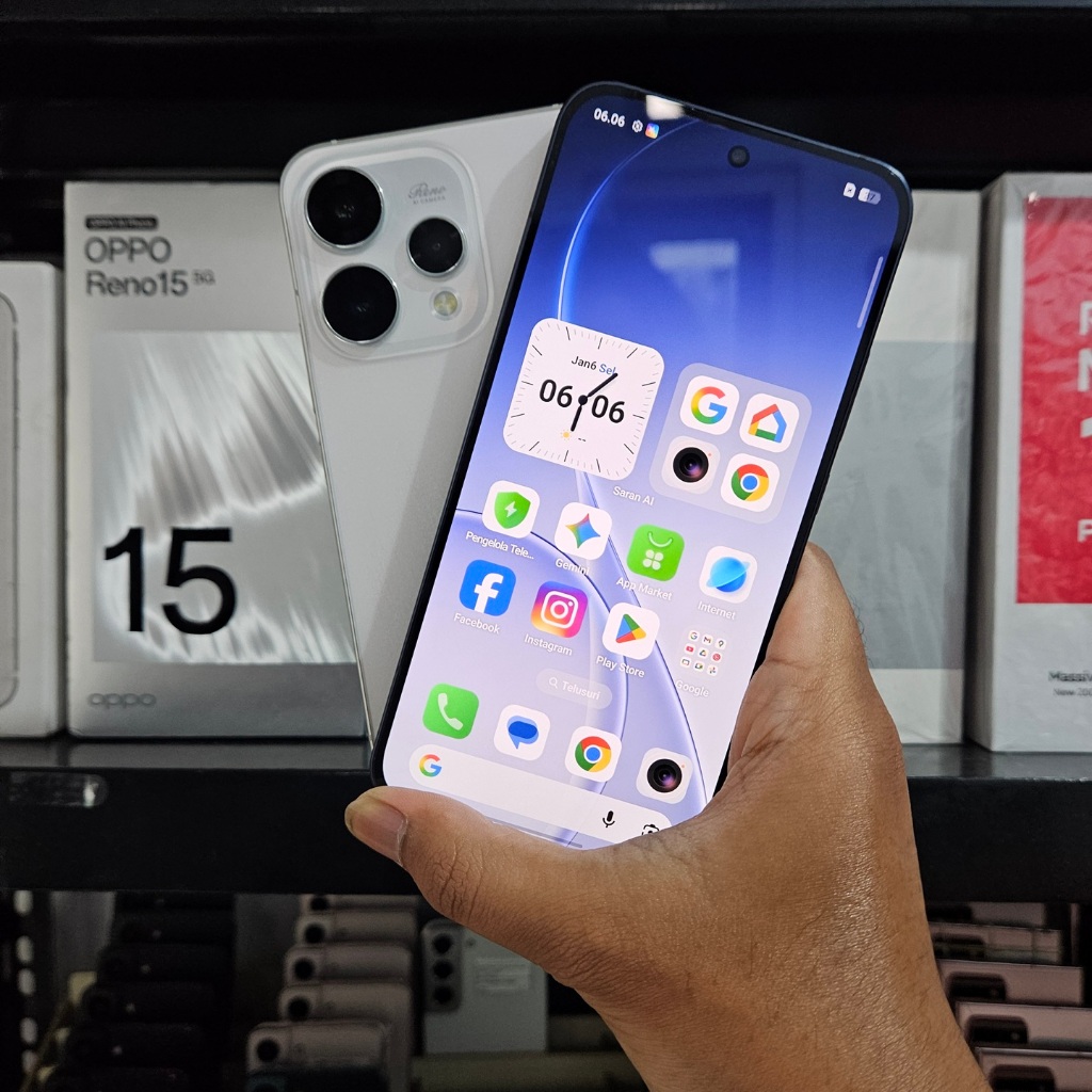 OPPO RENO 15 SECOND 5G  12/256GB HP SECOND ORIGINAL GARANSI RESMI