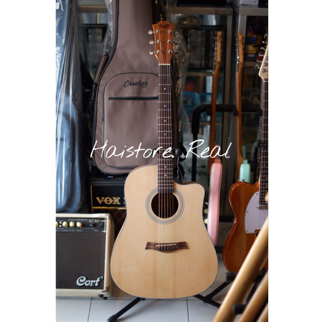 Gitar Cowboy Gwc240 Na, Gitar Akustik Elektrik Cowboy Gwc240 Na, Gitar Transcouatic Cowboy Gwc240 Ns