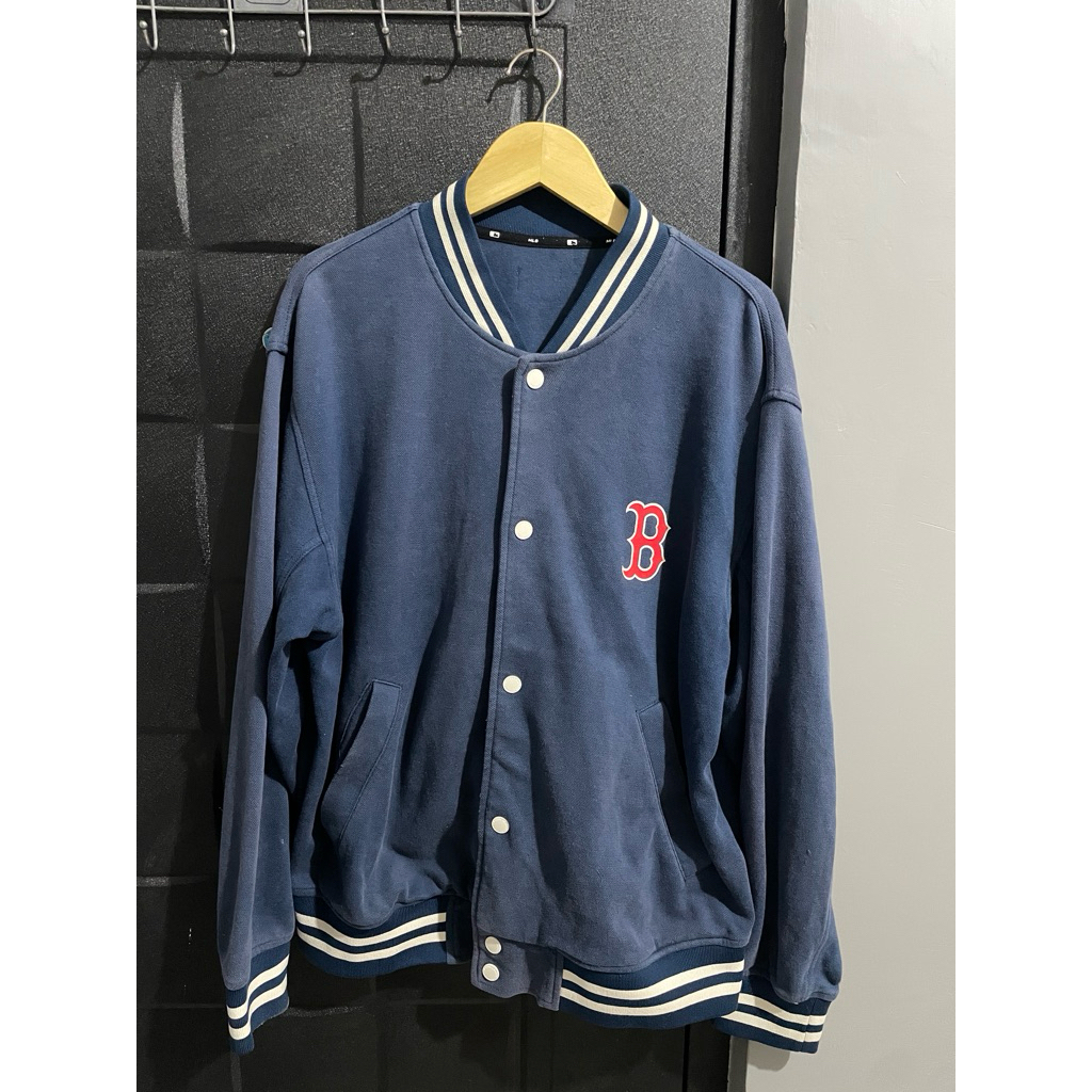 jaket varsity mlb warna navy size XL original