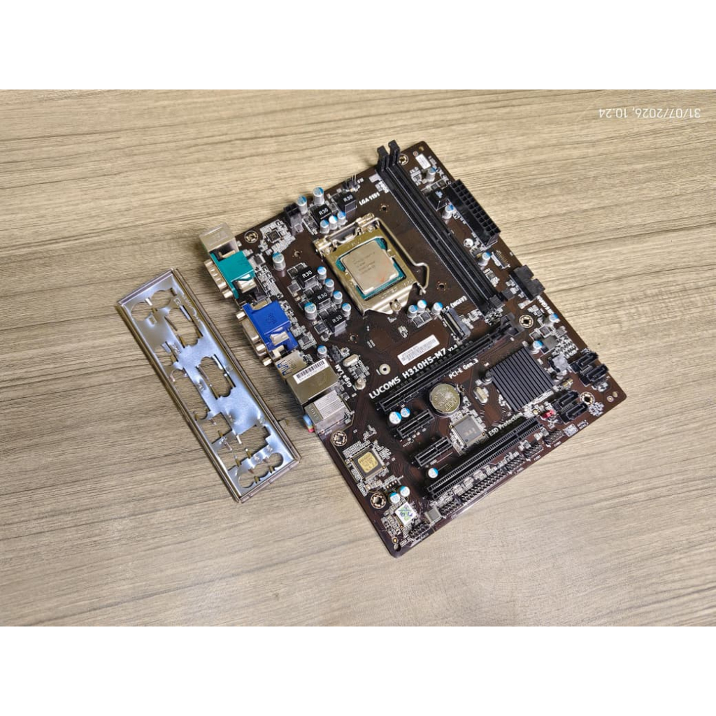 Paket Motherboard H310 processor intel core i3 8100  LGA 1151