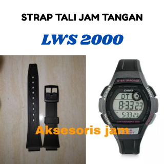 TRAP TALI JAM TANGAN WS-2000H WS2000H  WS 2000H LWS-2000 LWS 2000 LWS2000 digital rubber pas dan bs 