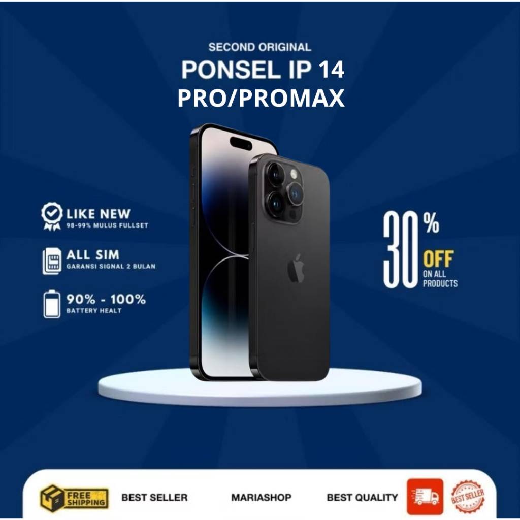 IP 14PRO/PROMAX 128GB/256GB SECOND ORIGINAL