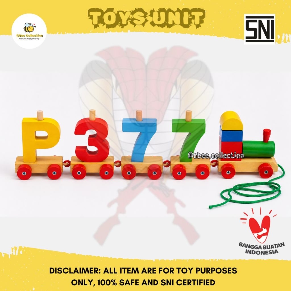 Mainan Bongkar Pasang Anak Kreatif Tipe P377 Bahan Plastik SNI