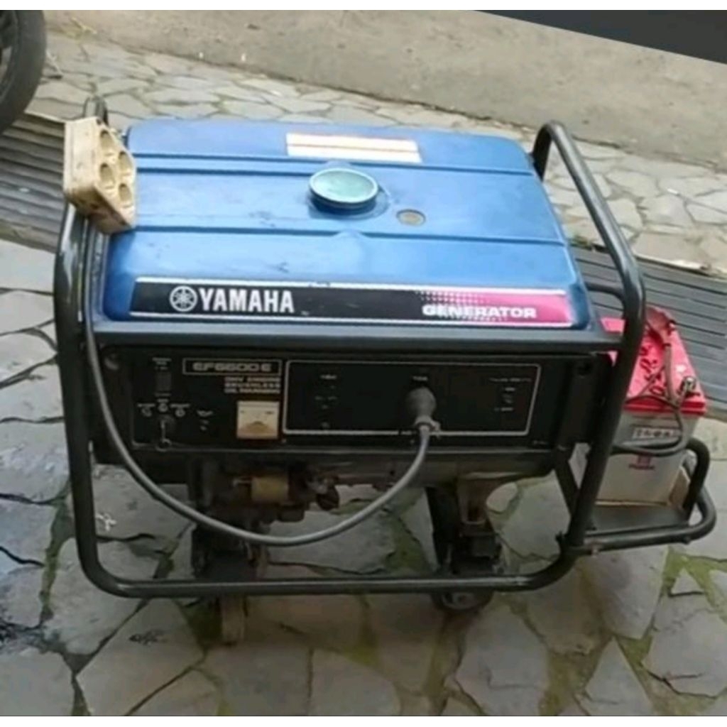 Genset Yamaha EF6600E 5500 Watt Starter Original