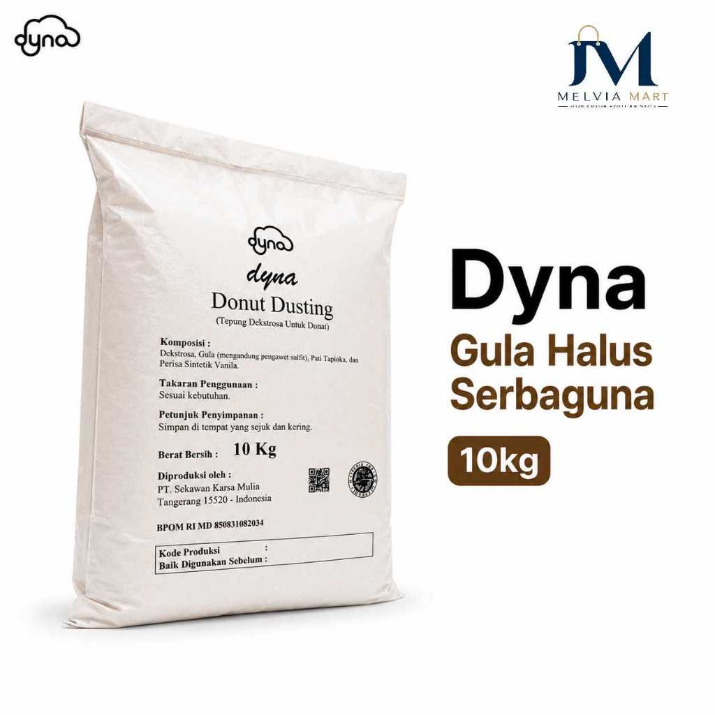 Dyna Donut Dusting Gula Donat Dingin Halus Dextrose Serbaguna 10kg