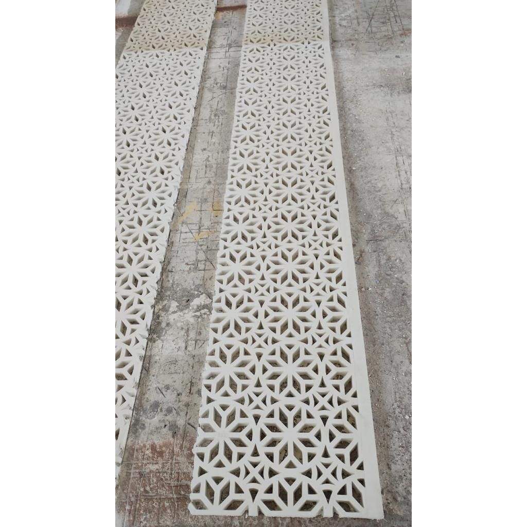 ornamen dinding masjid grc