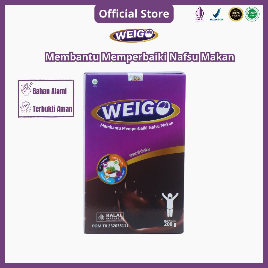 [Gimmick] - Weigo Susu Herbal Alami Membantu Menambah Berat Badan dan Nafsu Makan