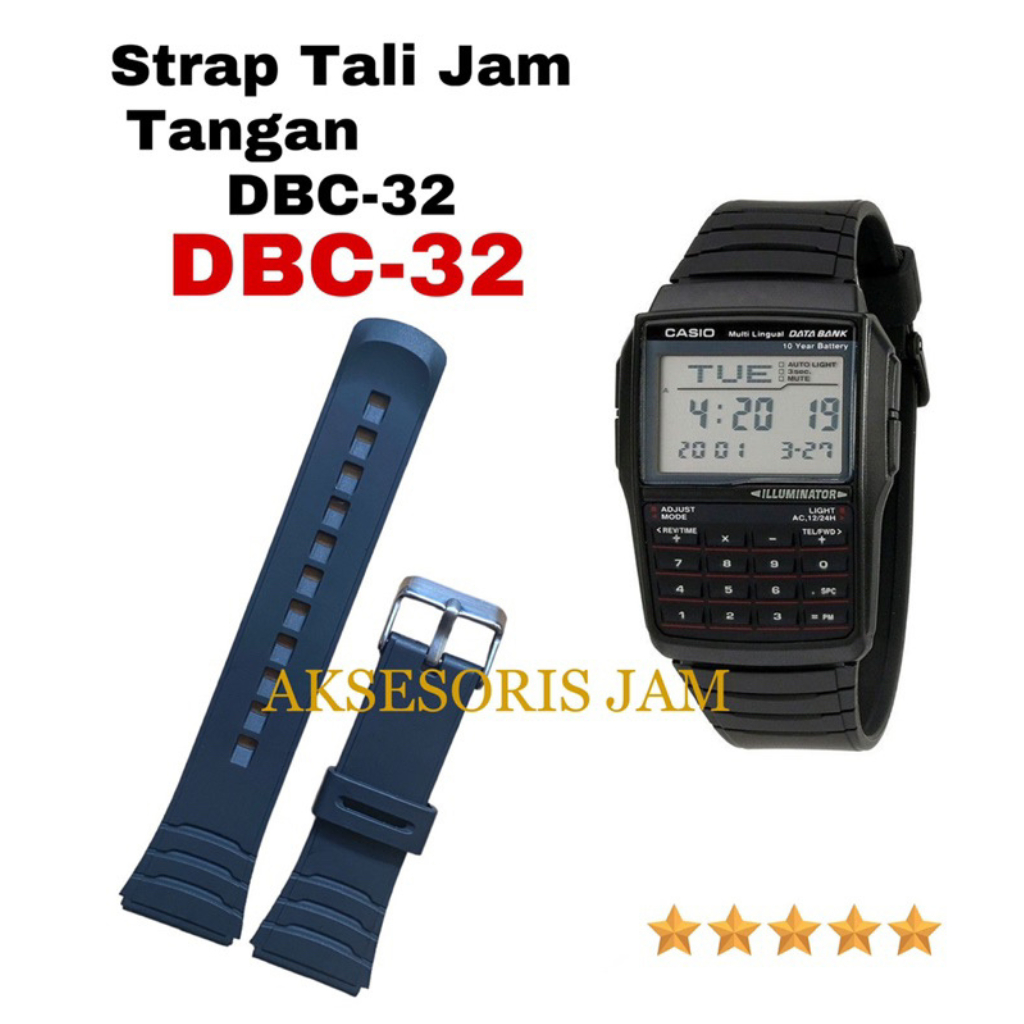 Tali Jam Tangan Databank DBC-32 DBC 32 DBC32 dbc 32 dbc32 dbc-32