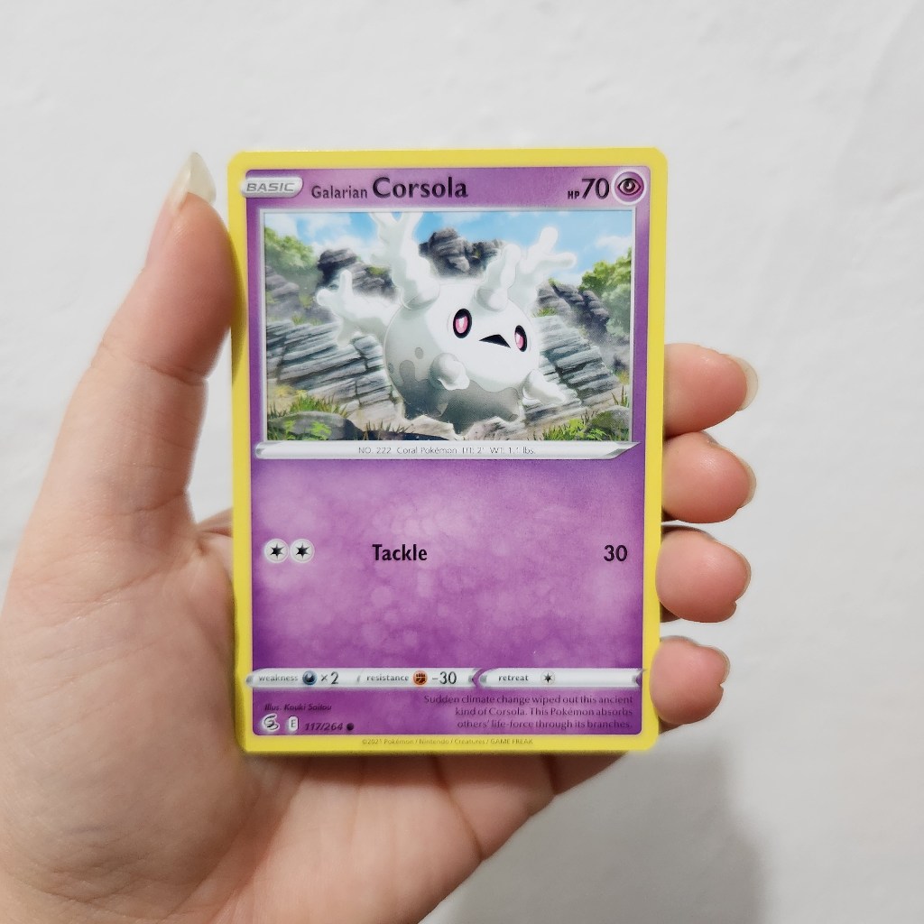 Kartu Pokemon TCG English - Corsola Cursola