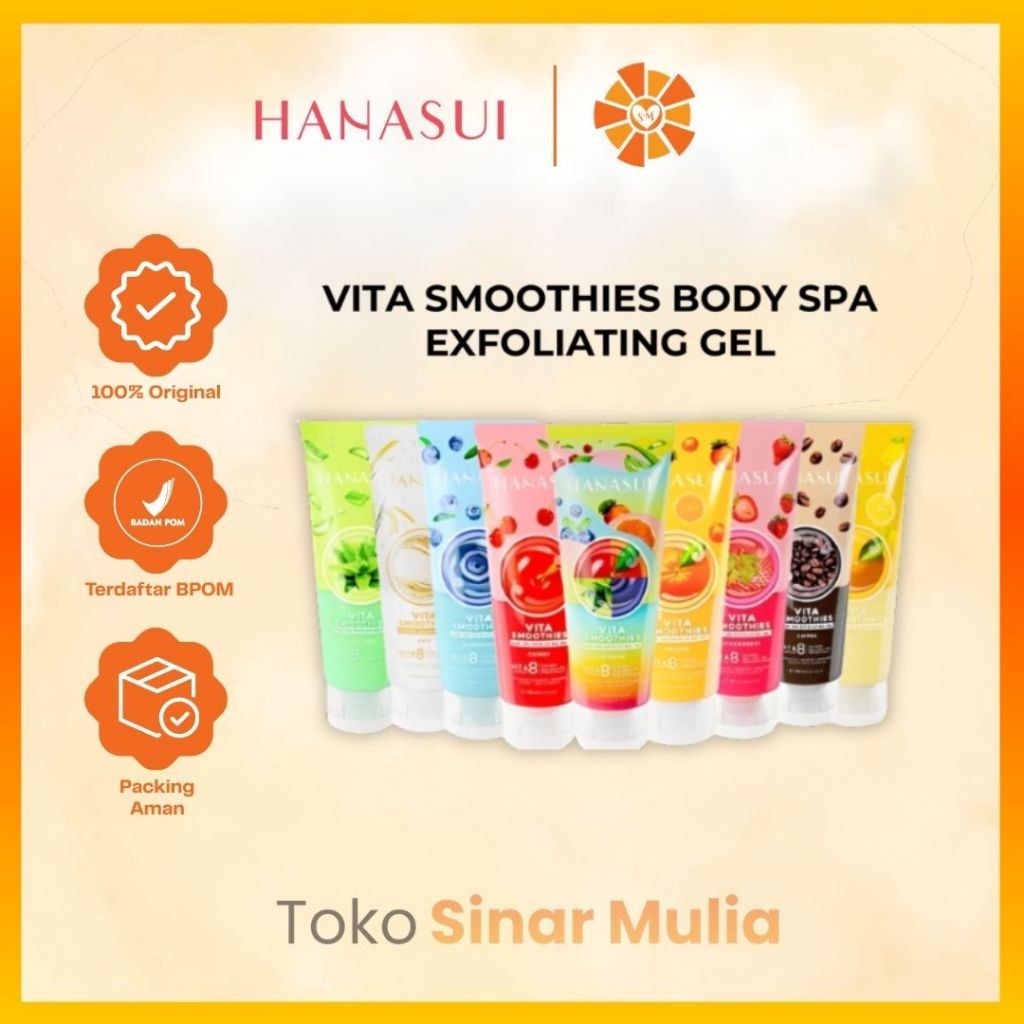 Hanasui Body Spa Exfoliating Gel 180ml / Hanasui Body Spa