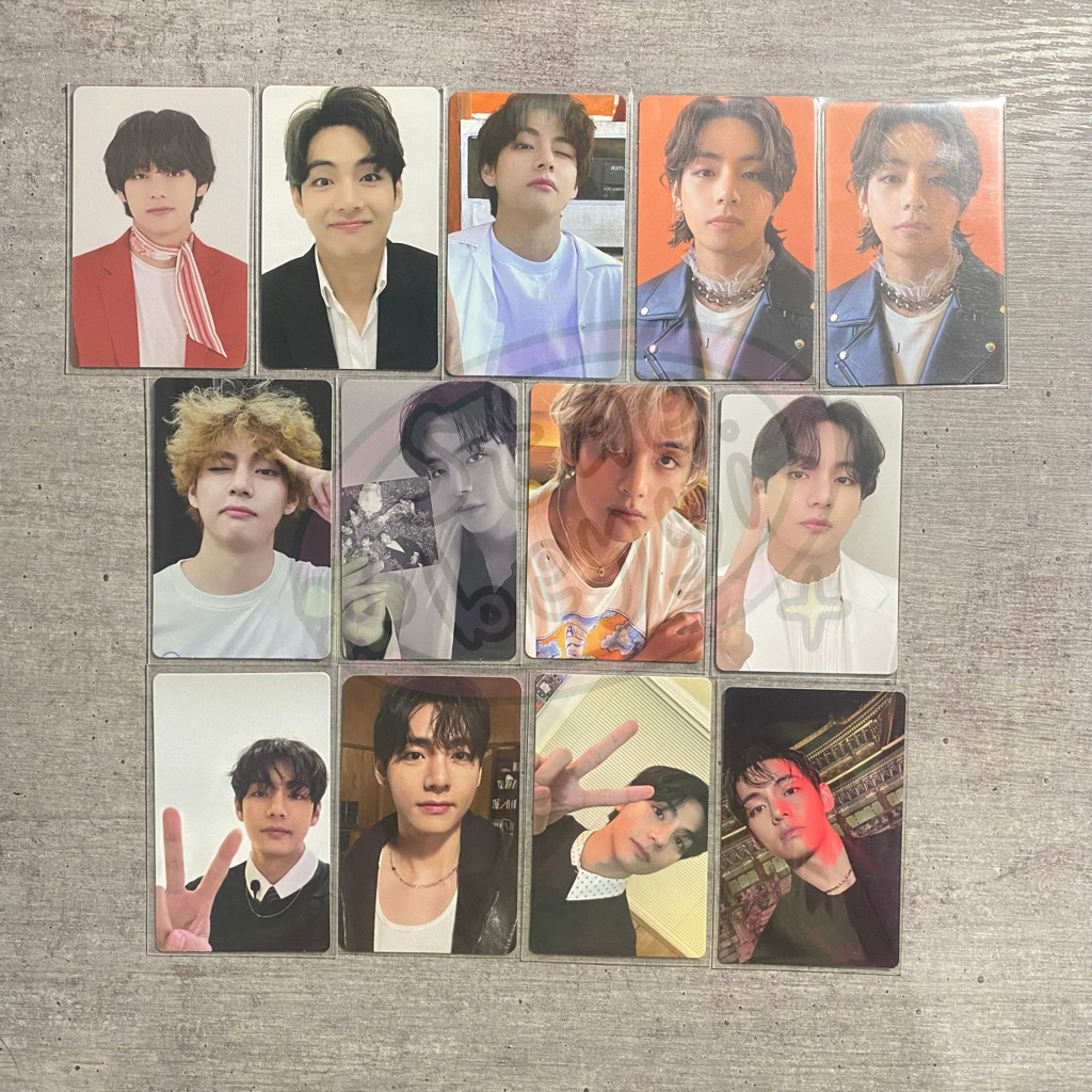 PHOTOCARD OFFICIAL PC BTS V KIM TAEHYUNG ON:E TICKET DVD MEMO 2020 POB BUTTER SOWOOZOO PROOF STANDAR