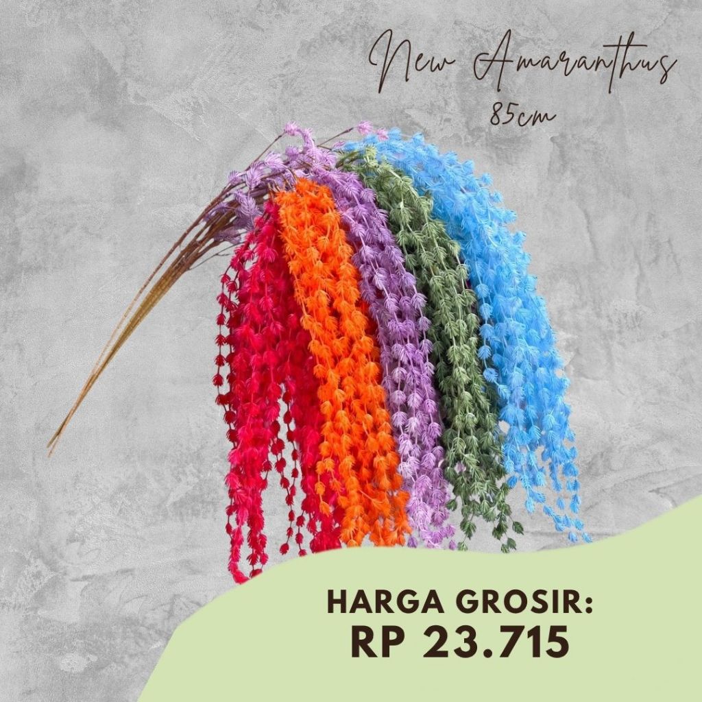 TERLENGKAP HANGING NEW AMARANTHUS ARTIFICIAL BUNGA HIAS DEKORASI WEDDING PERLENGKAPAN PELAMINAN