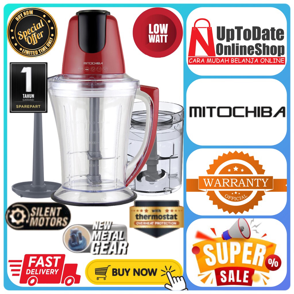 FOOD CHOPPER MITOCHIBA CH100 CH-100 CH 100 STEEL BLADE MITOCHIBA CHOPPER SUPER LOW WATT MITOCHIBA CH