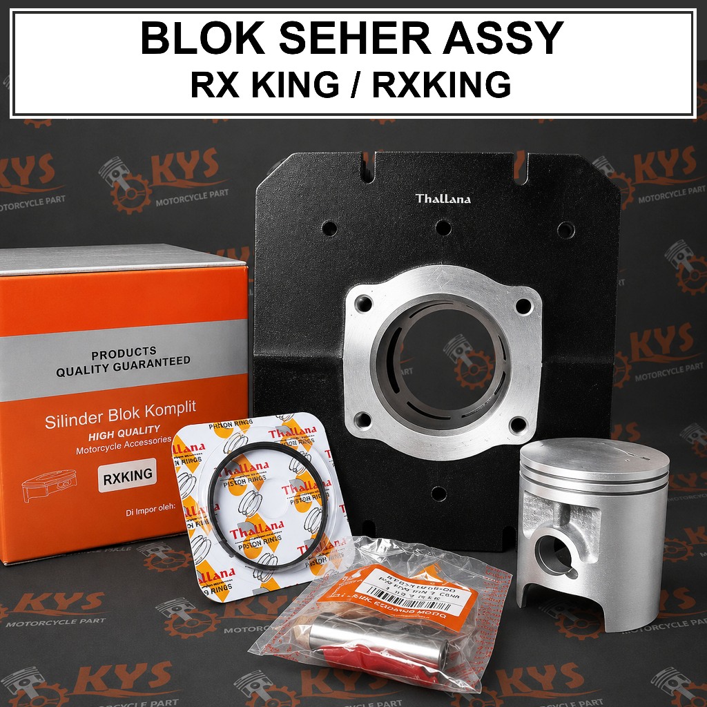 Blok Seher RX King RXKing Y1 dan YP1 Boring RX King TUTTO RACING / THALLAND / KYS