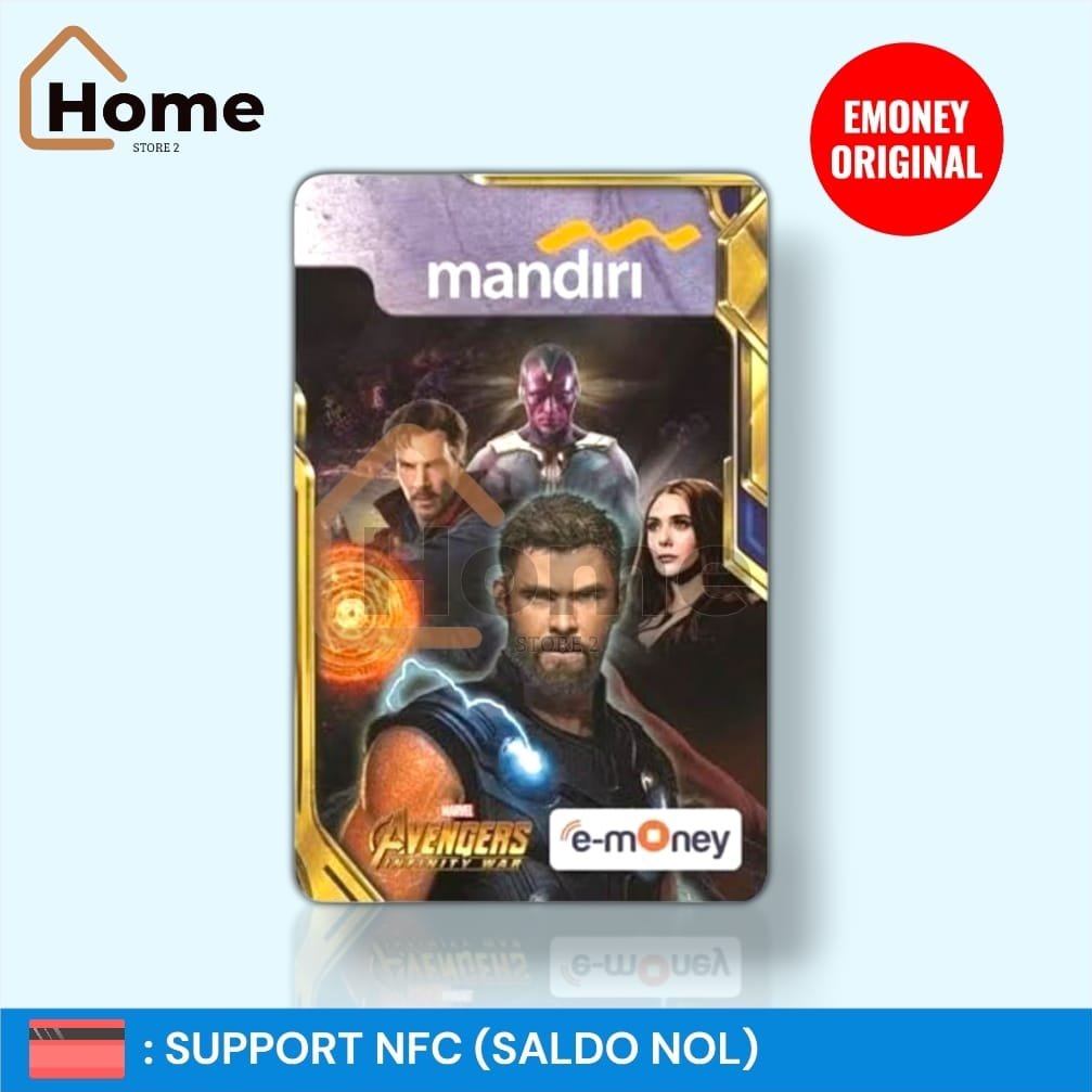 KARTU ETOLL EMONEY MANDIRI ORIGINAL LIMITED EDITION MARVEL AVENGERS - THOR