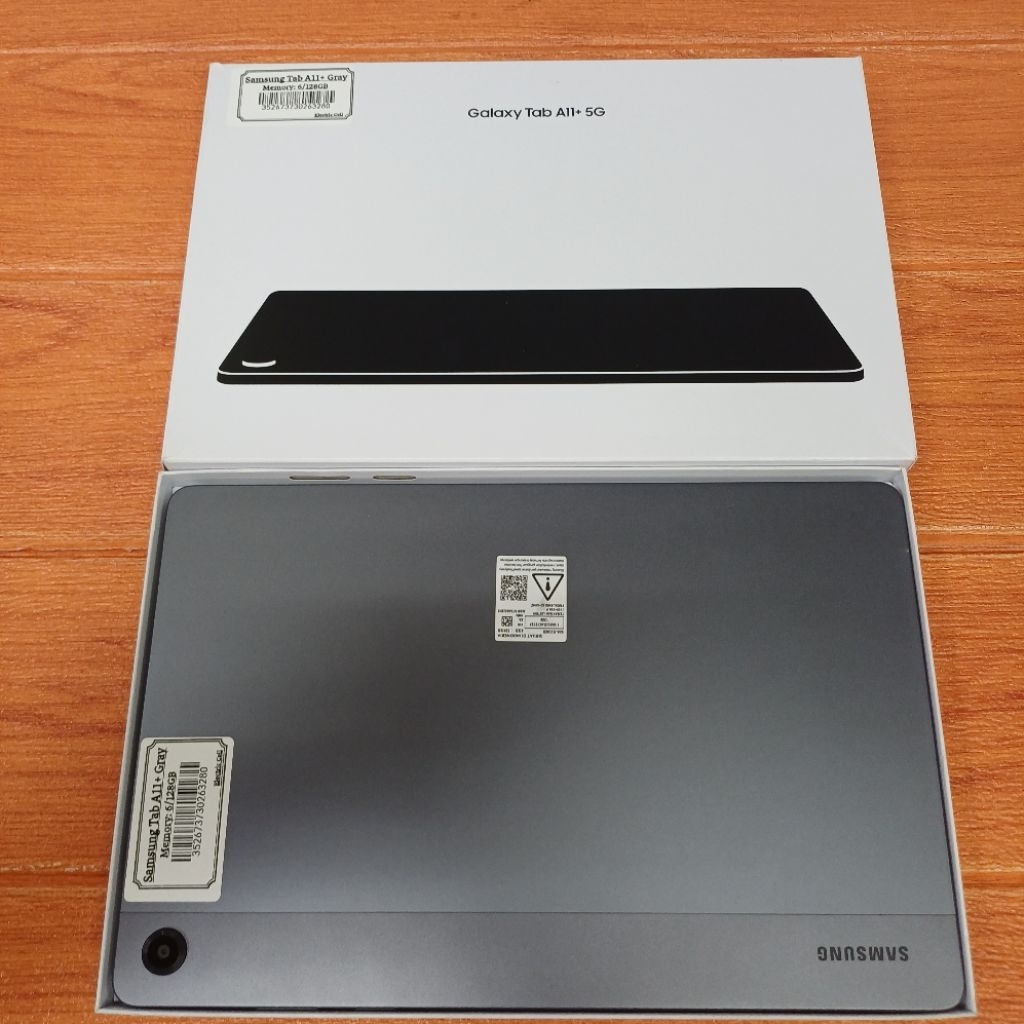 Samsung Tablet Tab A11+ 5G Full Set Original Sein Ram 6 Internal 128 GB Unit Second Siap Pakai