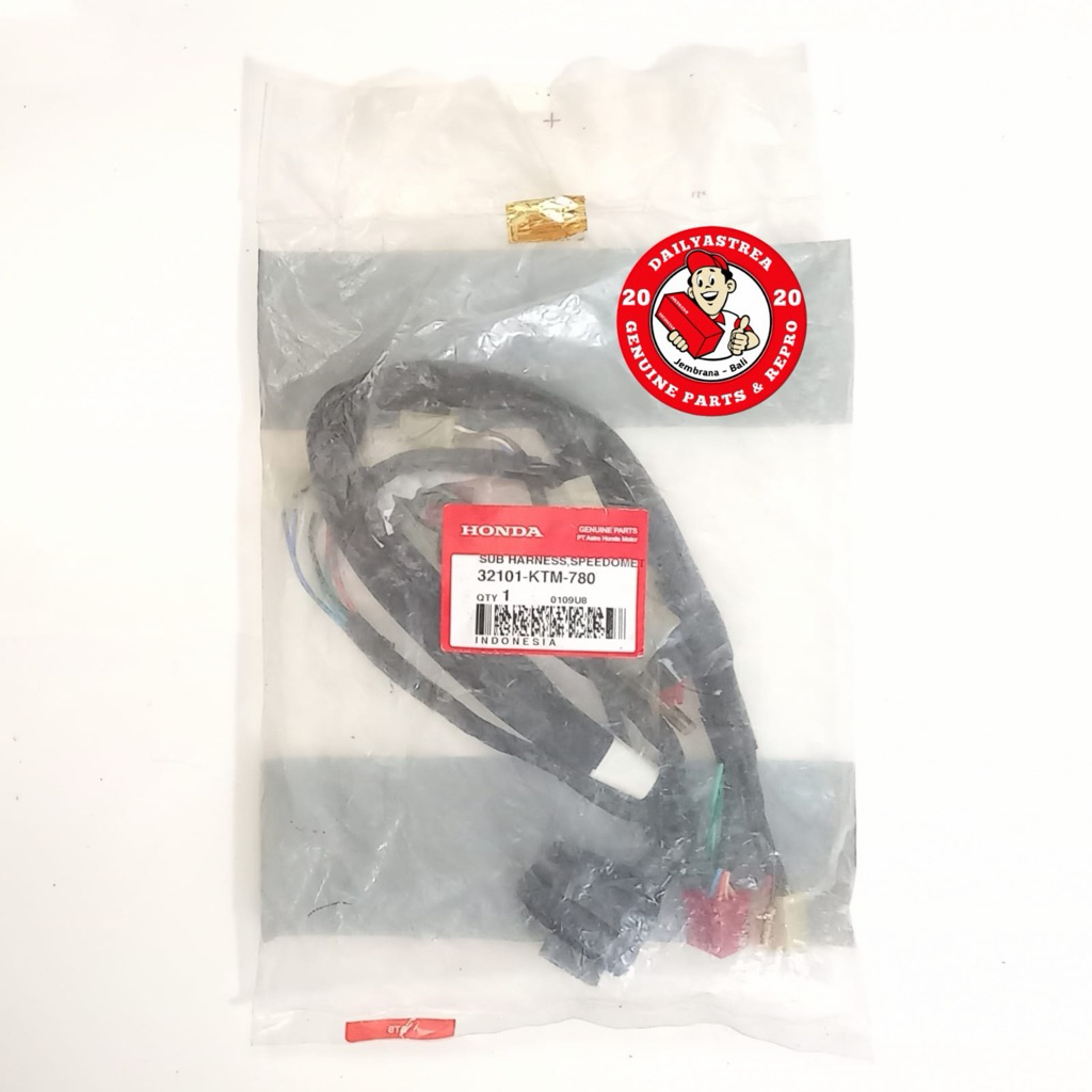 KABEL BODY ATAS SUB HARNESS SPEEDOMETER SPIDOMETER HONDA SUPRA X 125 OLD LAMA ORIGINAL 32101-KTM-780