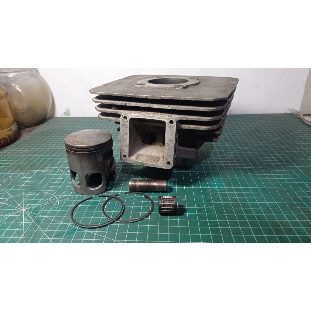 Blok Piston Block Seher Cylinder Bureng Boring Yamaha Y4 Os 200  RXS RXR YT115 RX Special PNP RX Kin