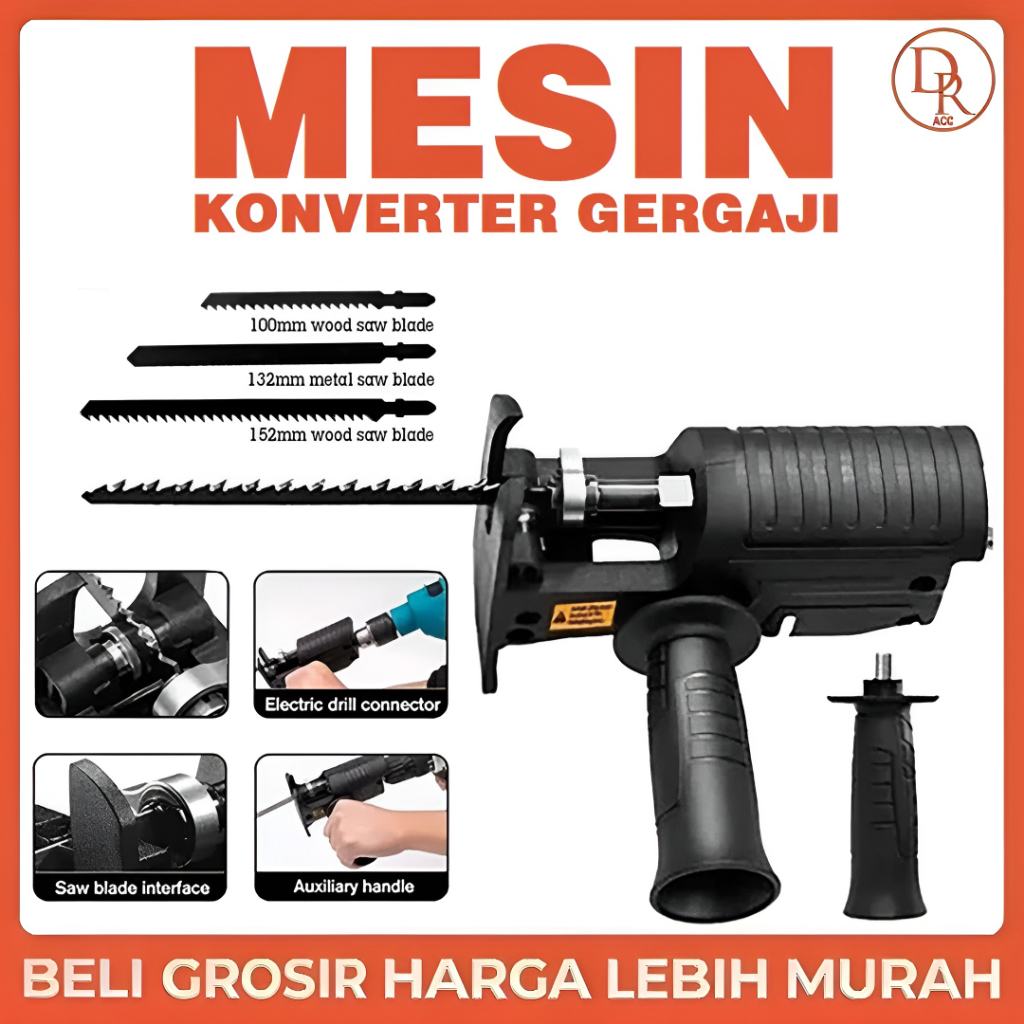 [ADAPTER GERGAJI] Mesin Adapter Jigsaw Gergaji Konverter Gergaji Reciprocating Jigsaw