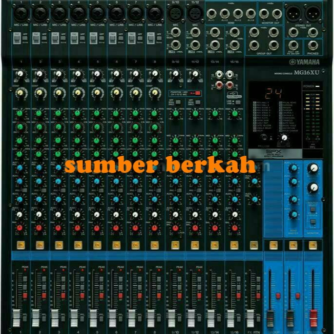 Mixer Audio Yamaha mg16xu mixer 16 channel Yamaha mg16 xu
