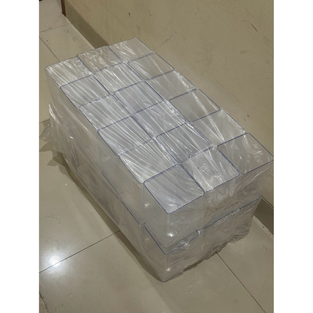 Toples soliter akrilik cupang ukuran 2 liter grosiran 1 pack isi 30